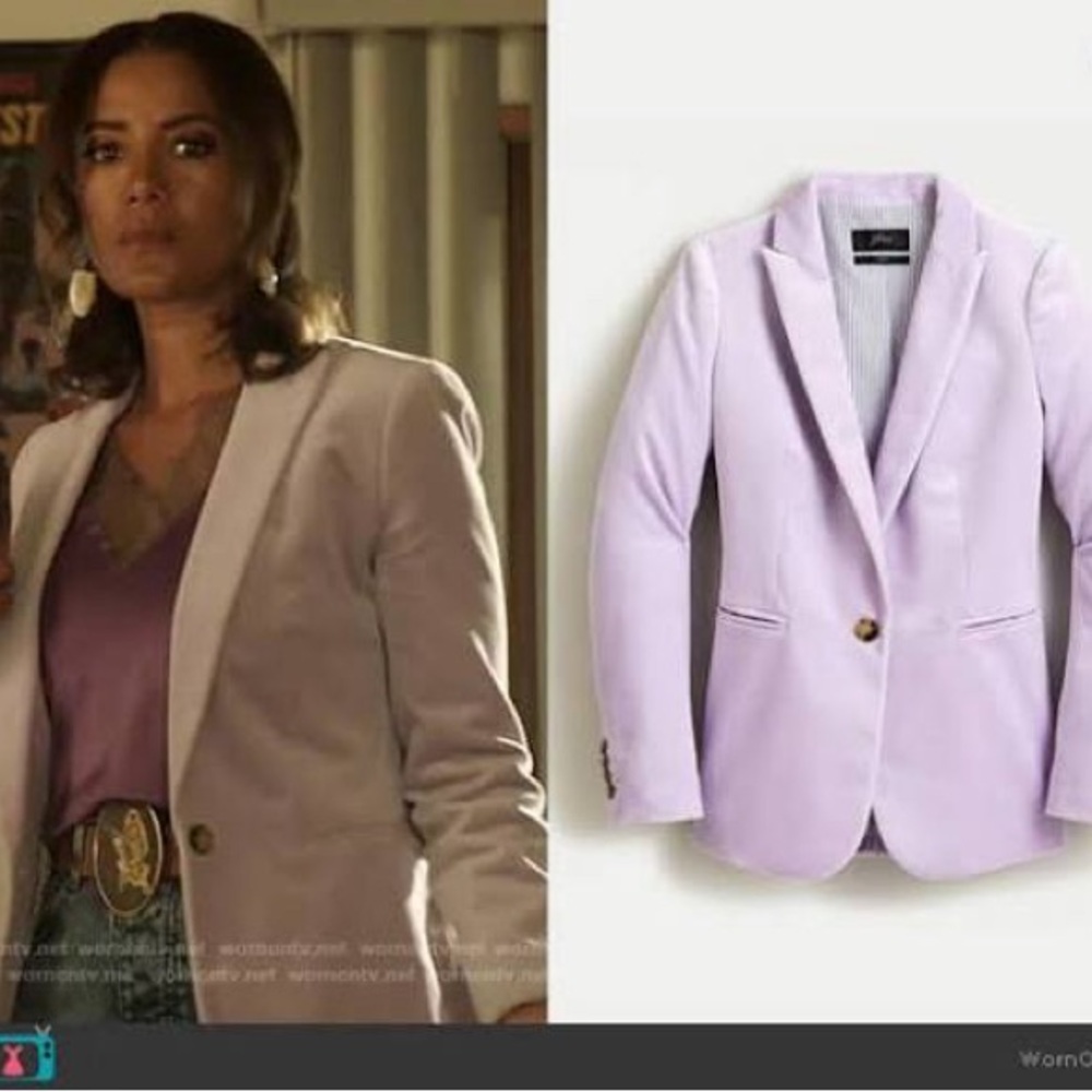 J.Crew Wisteria Parke Single-Button Tailored Blazer - Sz 8